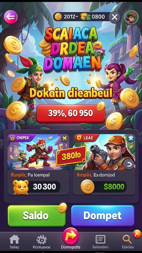Level yang menantang dengan berbagai rintangan.