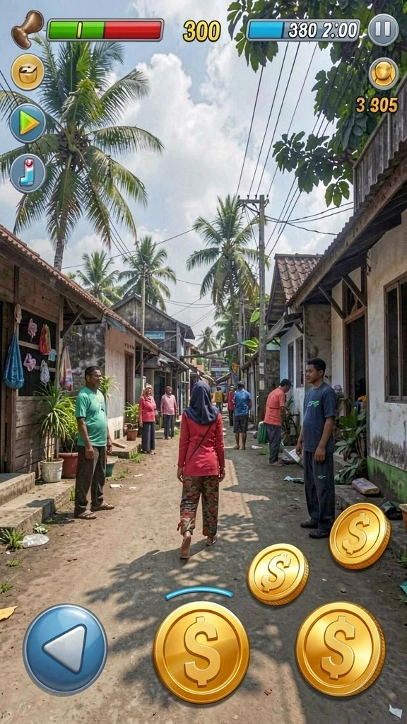 Tampilan grafis yang menawan dan detail yang halus.