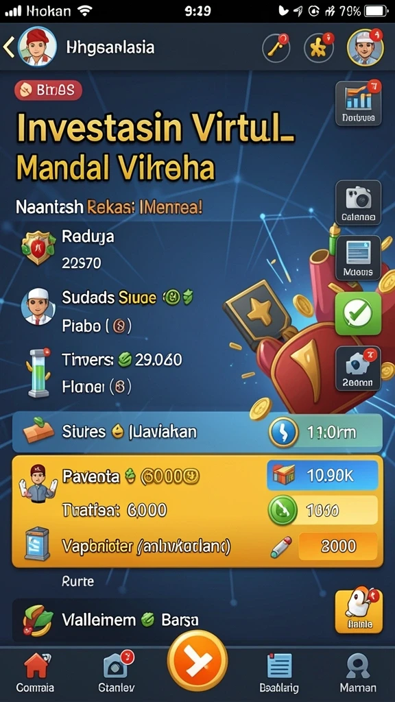 Berbagai tantangan menarik di setiap level.