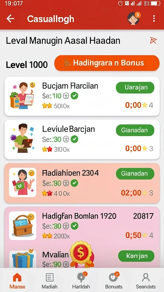 Beragam karakter dengan kemampuan unik.