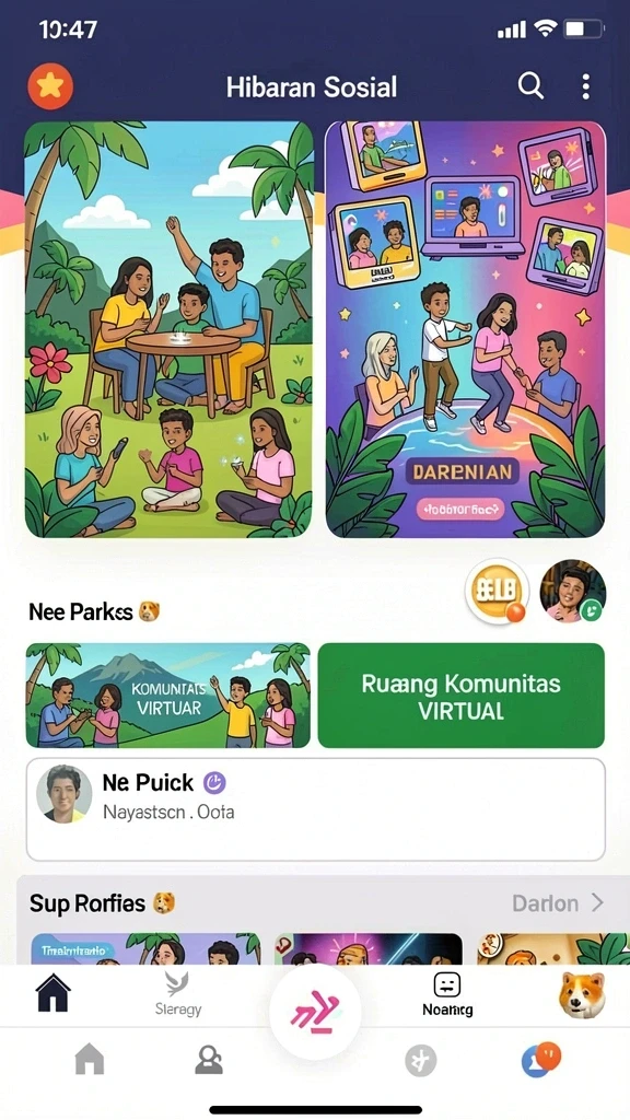 Tampilan antarmuka pengguna yang ramah dan intuitif.