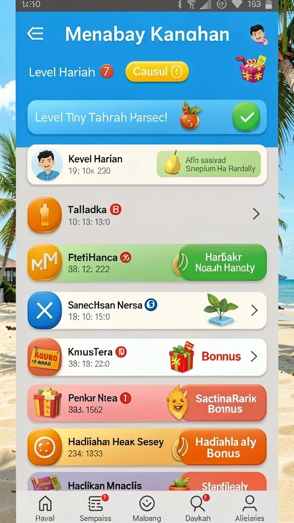 Momen seru saat menyelesaikan level sulit.