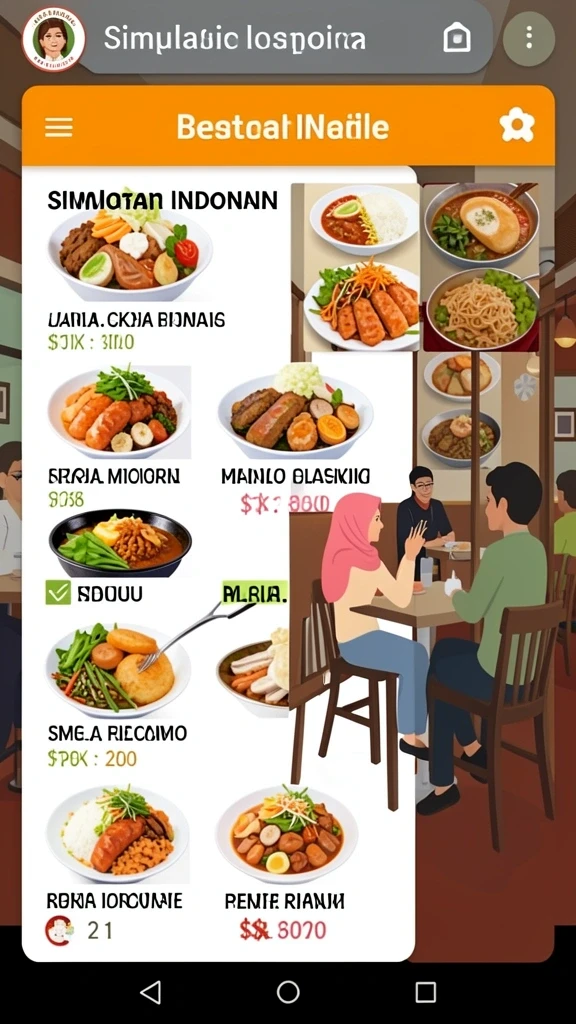 Tampilan antarmuka yang menarik dan mudah digunakan.