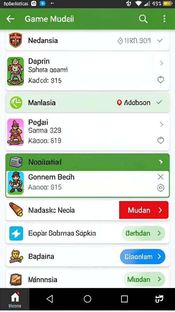 Fitur turnamen menarik dengan hadiah menggiurkan.