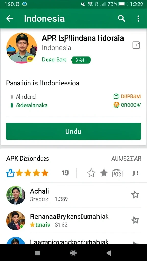 Tampilan utama aplikasi HP777 yang menarik.