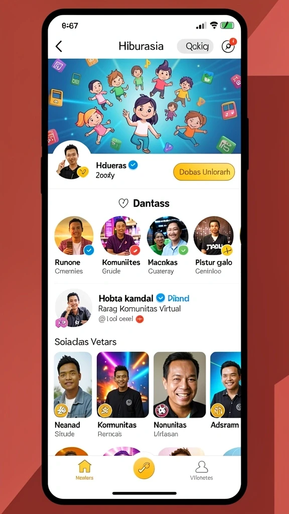 Screenshot momen seru saat berinteraksi dalam mode multiplayer.