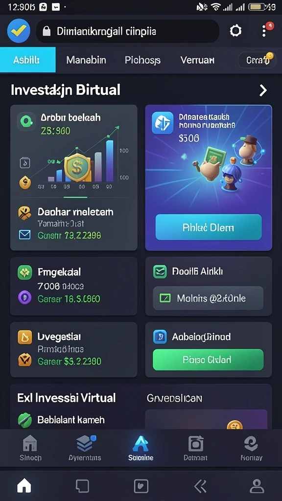 Tampilan menu utama IDROK yang menarik.