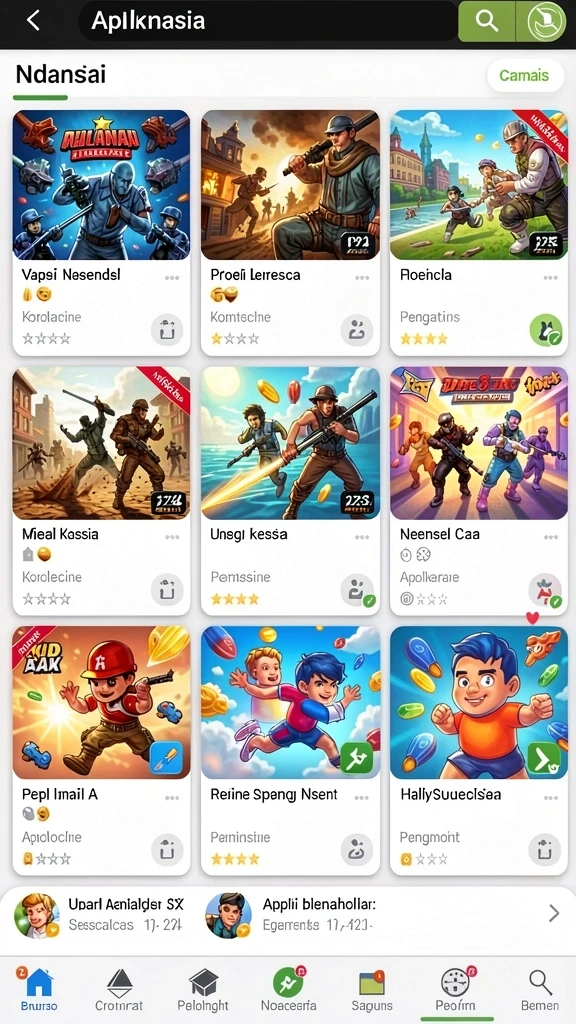 Tampilan awal permainan INDSLOT dengan pilihan slot menarik.