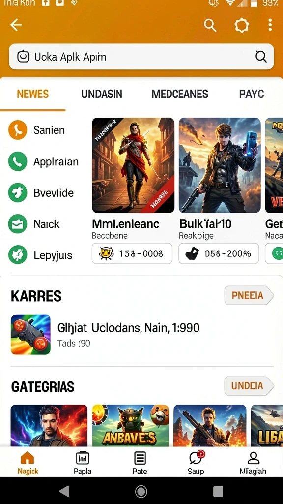 Berbagai karakter menarik untuk dipilih dan dimainkan.