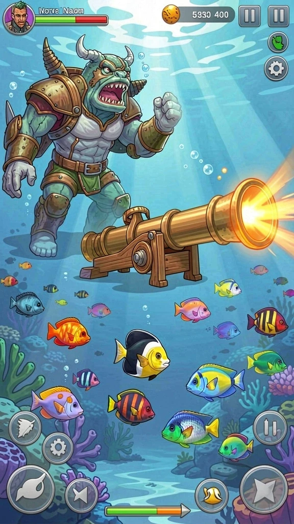 Tangkapan layar menampilkan level baru dengan pemandangan yang menakjubkan.