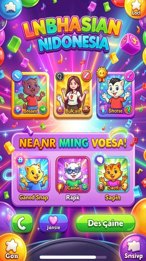 Screenshot memperlihatkan fitur kustomisasi karakter yang menarik.