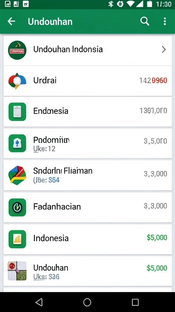 Tampilan antarmuka yang menarik dan user-friendly.