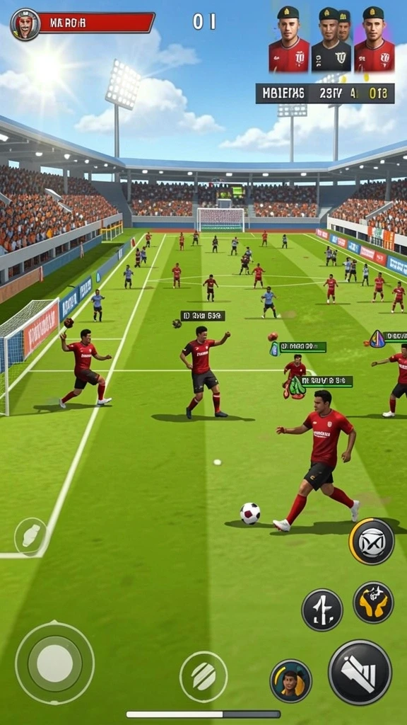 Fitur multiplayer yang memungkinkan bermain dengan teman.