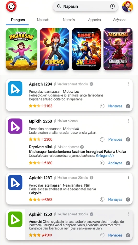 Karakter yang beragam dan menarik untuk dipilih.