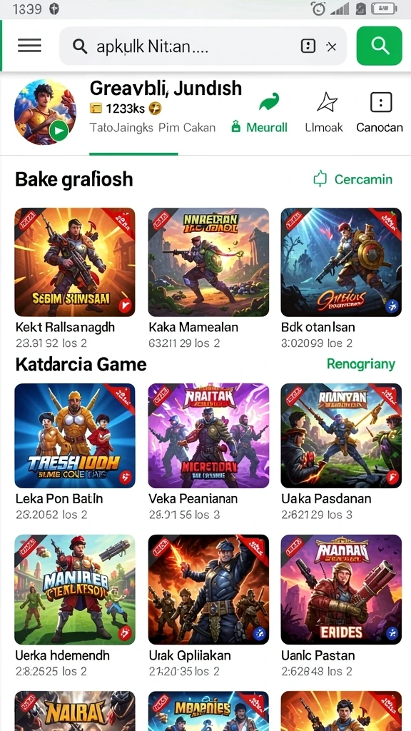 Tantangan seru dengan level yang menarik.