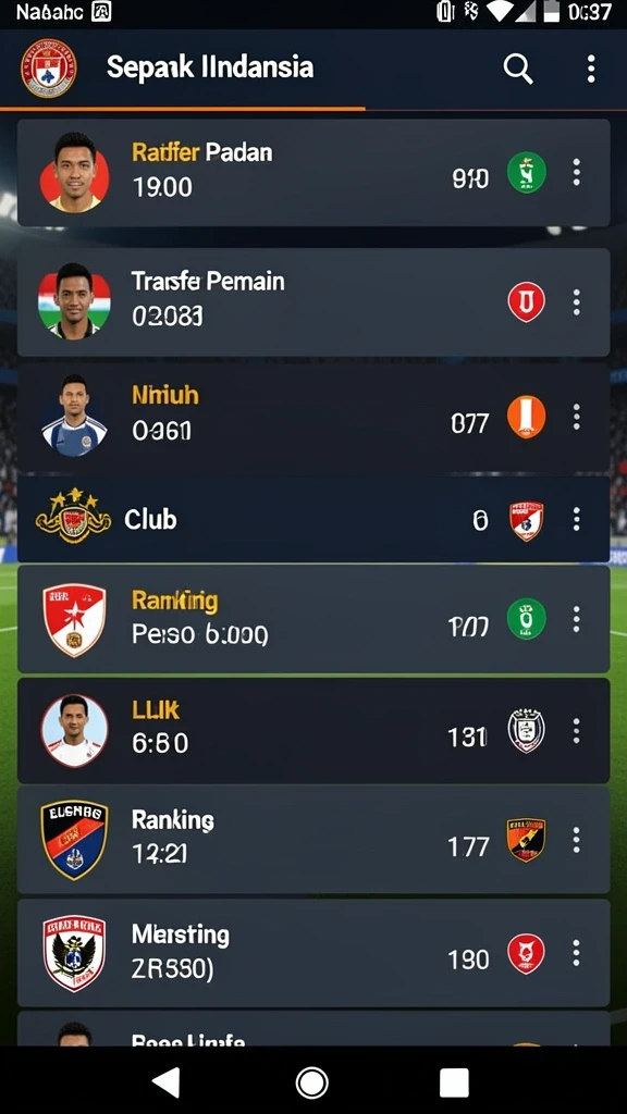 Screenshot fitur turnamen yang menarik untuk dimainkan.