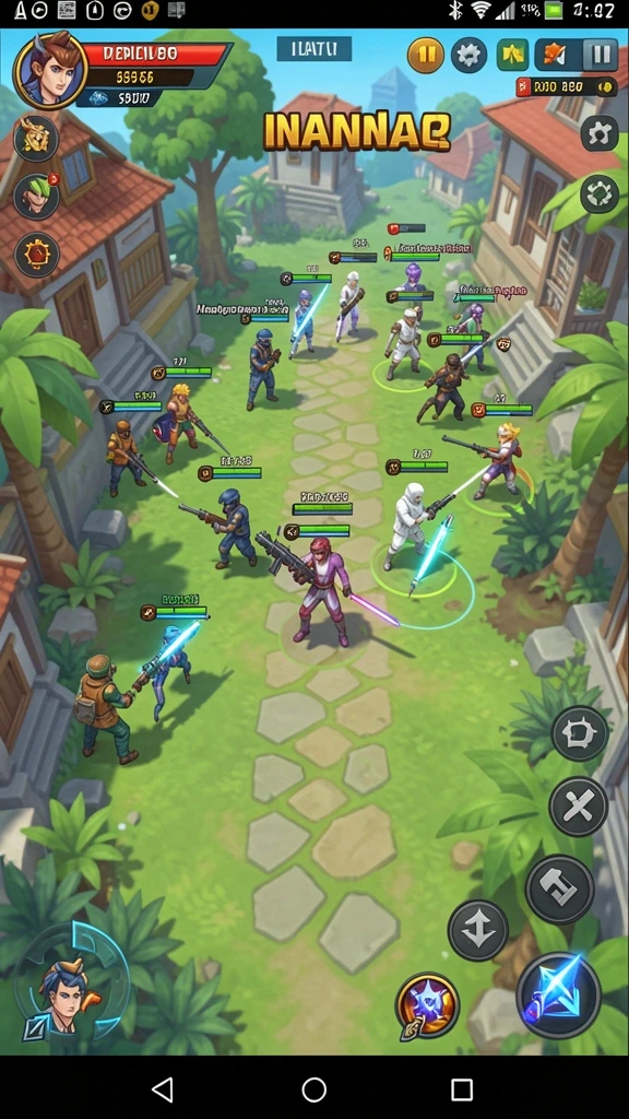 Tampilan utama game MERDEKAWIN dengan desain yang menarik.