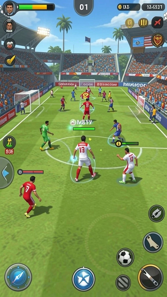 Mode multiplayer untuk berkompetisi dengan teman-teman.