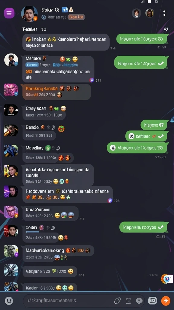 Tampilan antarmuka yang modern dan menarik.