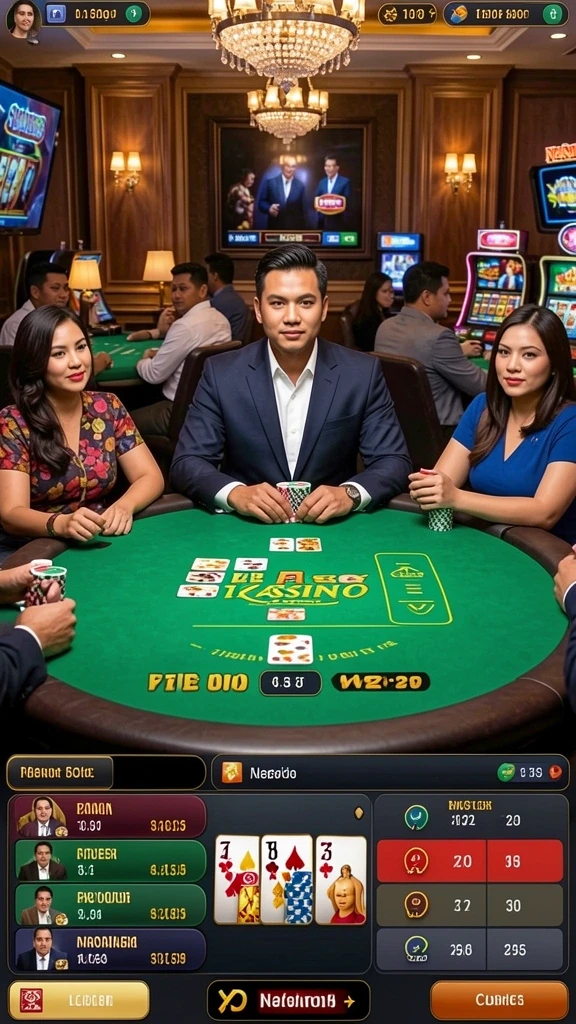 Screenshot menampilkan berbagai karakter unik dalam permainan.