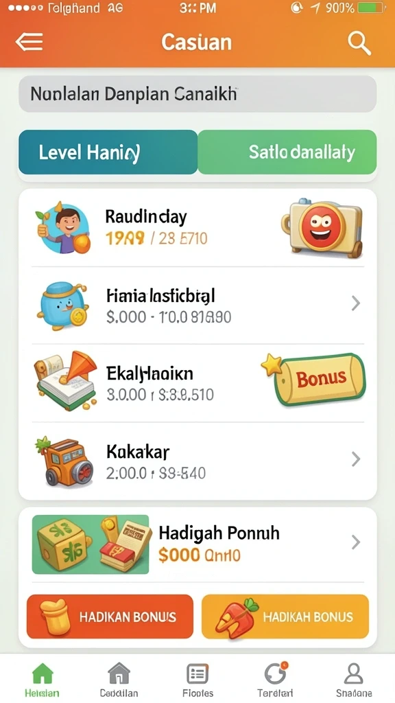 Beragam tema slot yang menarik.