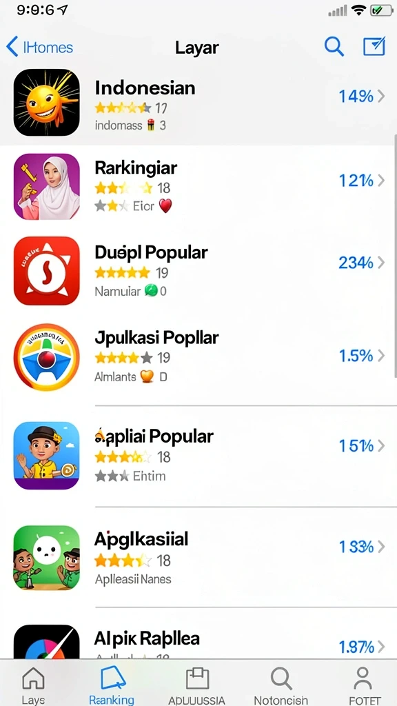 Tampilan antarmuka pengguna yang intuitif dan mudah dipahami.