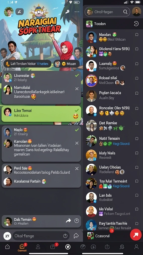 Sistem hadiah yang menguntungkan dan menarik.