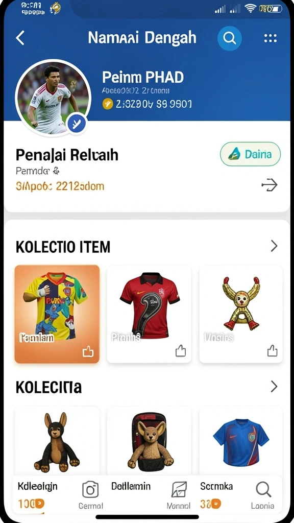 Fitur interaksi sosial antar pemain.