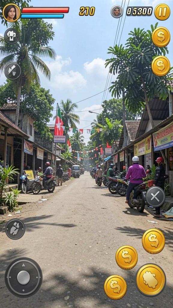 Beragam permainan yang menarik dan seru.