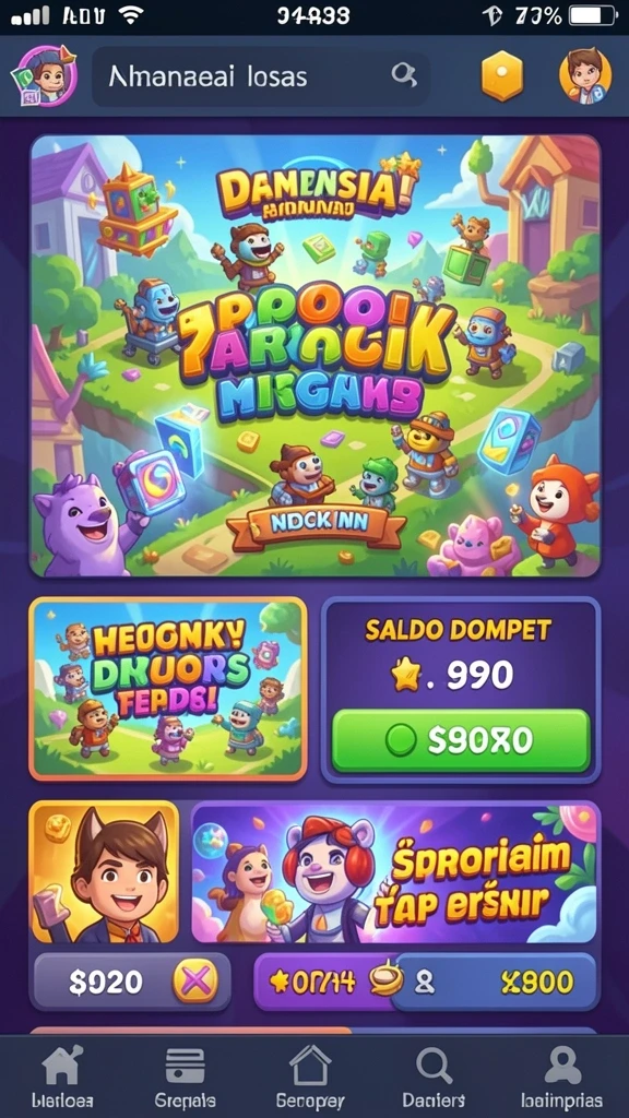 Tangkapan layar menunjukkan pertempuran epik melawan monster.