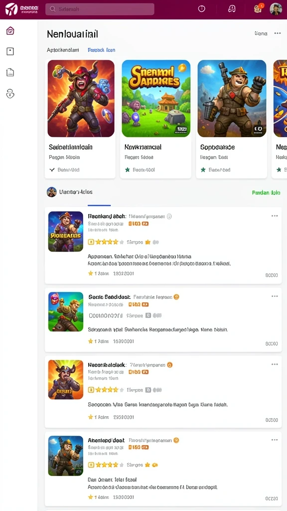 Tampilan awal aplikasi PARISTOGEL yang menarik.