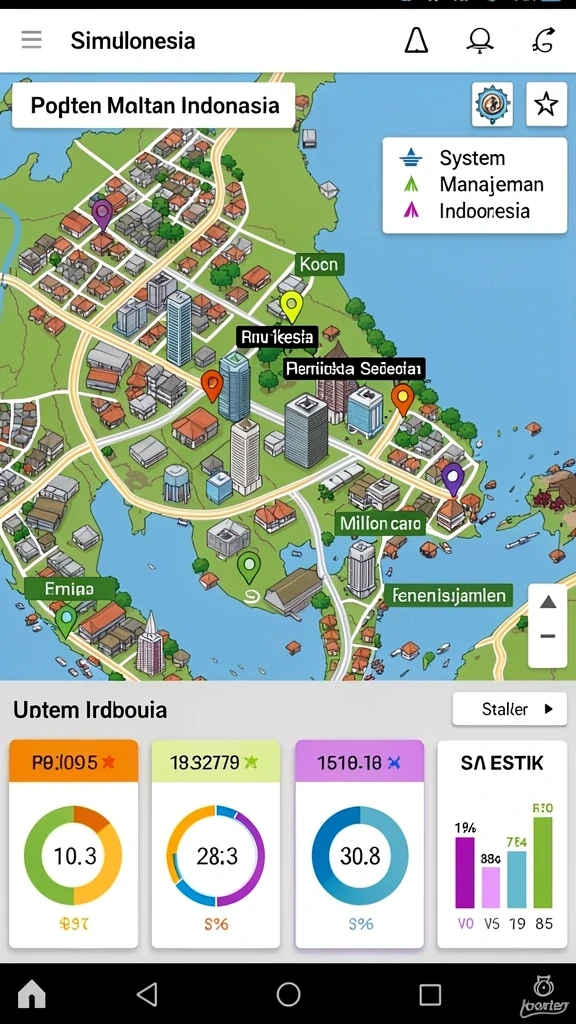 Beragam tema permainan slot yang berwarna-warni.
