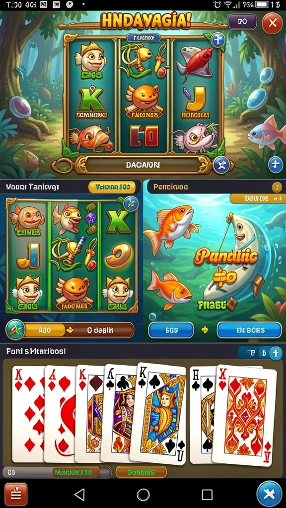 Screenshot menunjukkan aksi seru dalam game.