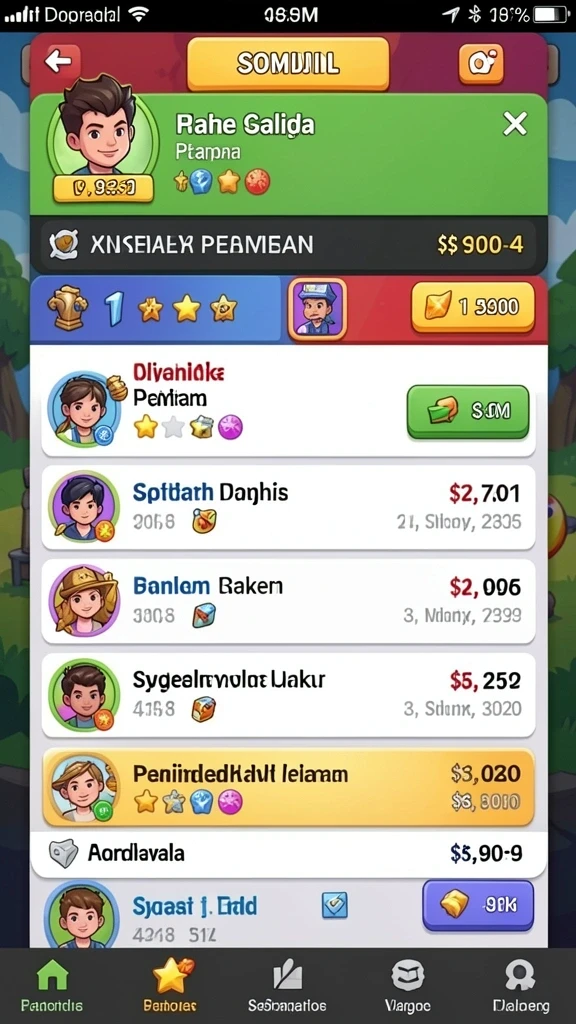 Pengaturan level yang menarik dan menantang.
