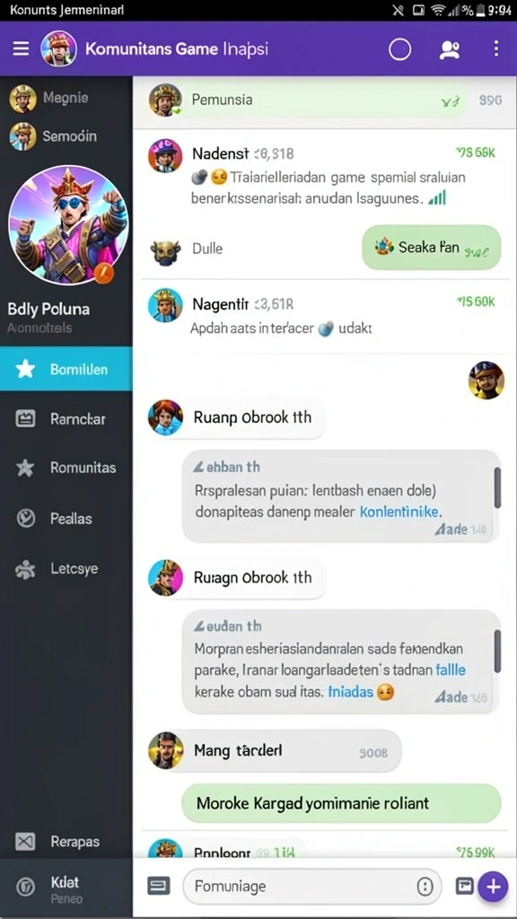 Tampilan antarmuka yang mudah digunakan.