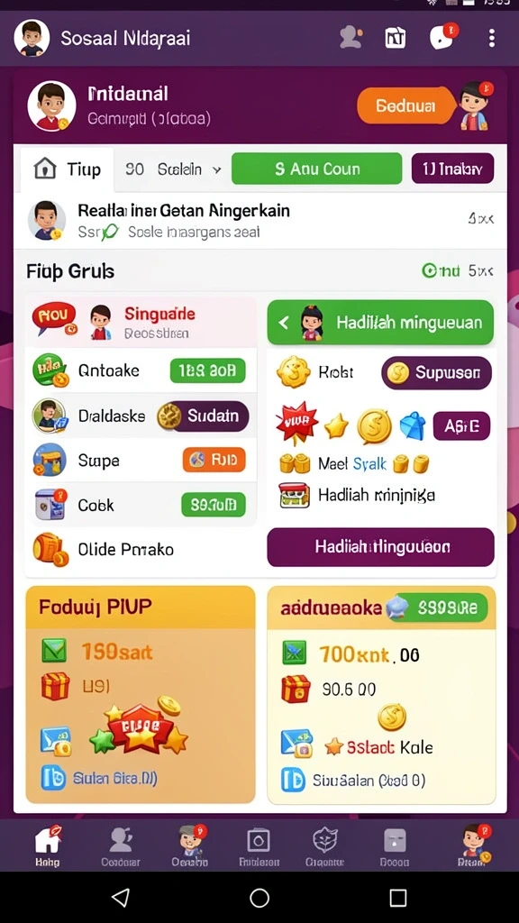 Tampilan grafis yang menakjubkan dan penuh warna.