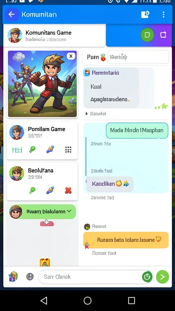 Tampilan antarmuka yang user-friendly dan intuitif.